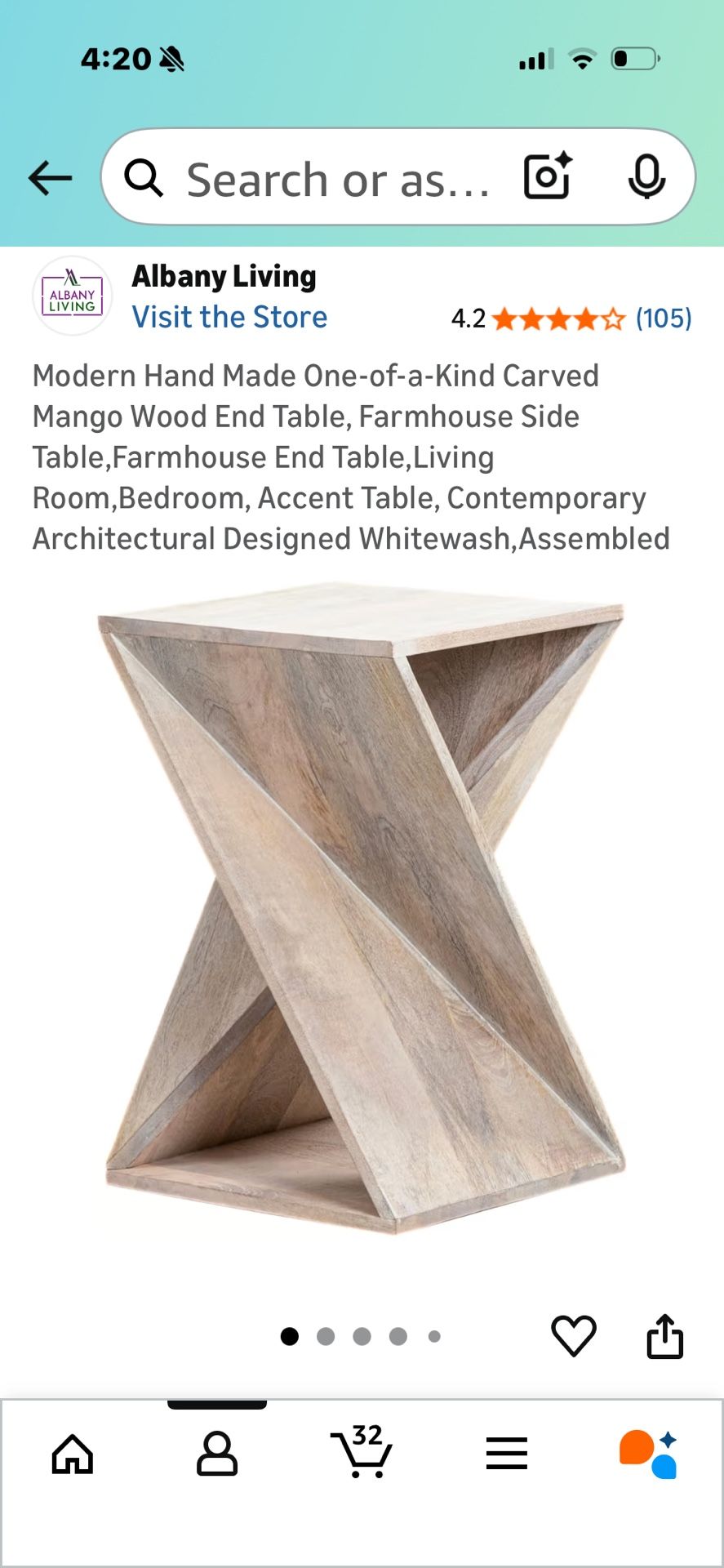 Farmhouse End Tables