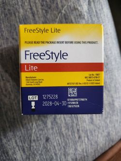 Freestyle Lite test strips