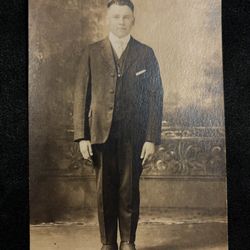 Vintage Real Postcard Photo