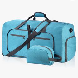 Felipe Varela Duffle Bag with Shoes Compartment and Adjustable Strap,Foldable Travel Duffel Bags for Men Women,Waterproof Duffel Bags