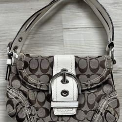 Coach Vintage Signature C Soho Cream Mini Bag