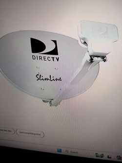 Direct TV Slimline oval Dish - FREE