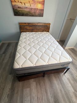 Full Bed Frame with Mattress