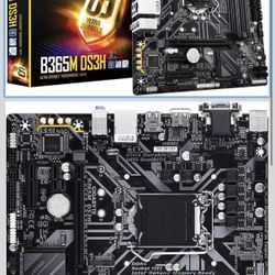 GIGABYTE B365M DS3H (LGA1151/Intel/Micro ATX/USB 3.1 Gen 1 (USB3.0) Type A/DDR4/Motherboard)