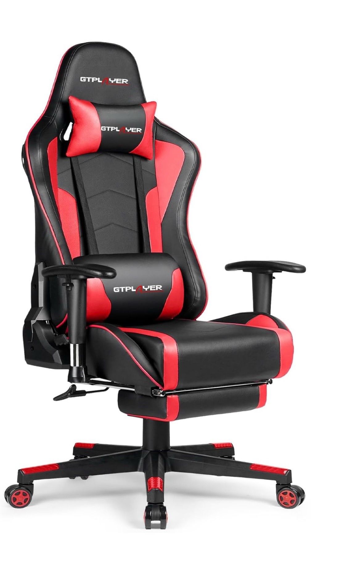 GTPLAYER Gaming Chair with Footrest Speakers Video Game Chair Bluetooth Music Heavy Duty Ergonomic Computer Office Desk Chair