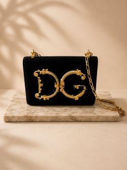 Dolce & Gabbana Leather Girls Crossbody