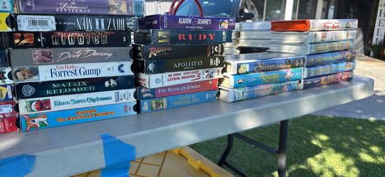 VHS Tapes $4 Each