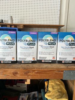 Polyblend grout  $5 each