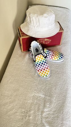 New Vans Rainbow 🌈 Checkers Size 5