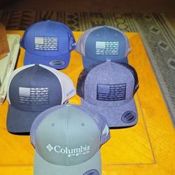 BRAND NEW COLUMBIA SNAP BACK CAPS