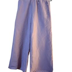 Women’s Elegant Purple Wide-Leg Pants, 65% cotton, 35% polyamide 