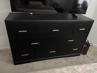 Black dresser