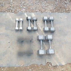 Hex Dumbbells 5-25lb