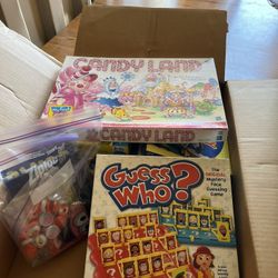 7Board Games Box Of Assorted Toys
