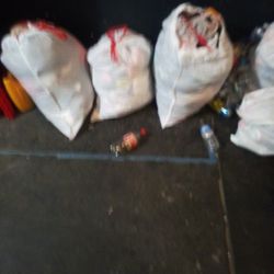 A Bag Of Clothes That I Cleaned For My Closet