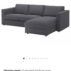 Grey IKEA FINNA Couch 