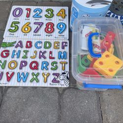 Learning Book And Puzzles 