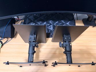 On-Stage Desktop Speaker Stands – Pair