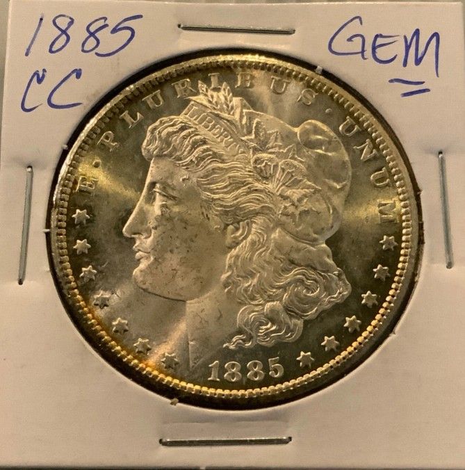 1885 CC Morgan Silver Dollar BU. Uncirculated. 
