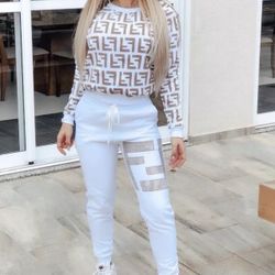 Ladies 2 Pc Jogger Set