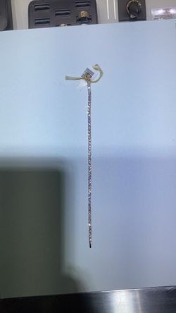 14k gold down grown diamond tennis bracelet