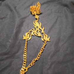 Gold & CZ Vintage hand chain