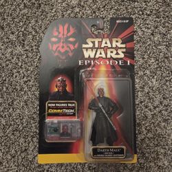 Darth Maul Star Wars 1998 Comtech Hasbro Figure