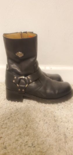 Harley Davidson women's motorcycle boots size 8