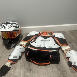 Fox Helmet And Body Armour 