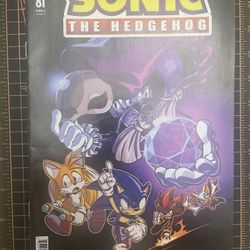 Sonic the Hedgehog # 81, IDW, 2025