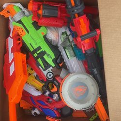 Lots If Gun Toys In Different Sizes. While Lot Cost About $200, I’m Asking $50 Cash 