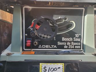 DELTA 10" TABLE SAW