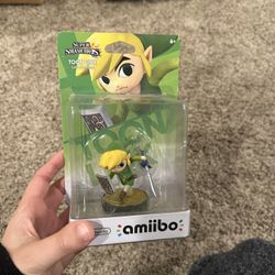 Nintendo Super Smash Brothers, Toon Link Amiibo New in Box