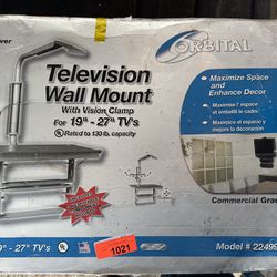 NEW! Orbital Television Wall Mount Model #22499 – For 19"–27" TVs With VCR/DVD Shelf