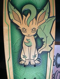 Pokémon Center x Bear Walker Leafeon Skateboard Deck (No Box)