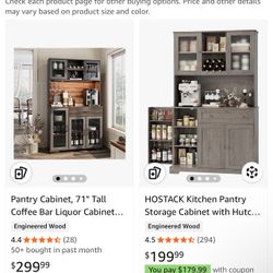 Kitchen Pantry Storage Cabinet