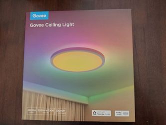 Govee Smart Ceiling Light, RGBIC LED Ceiling Flush Mount Light Fixture, 2400LM