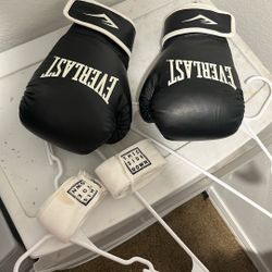 Boxing Gloves With Wrap 
