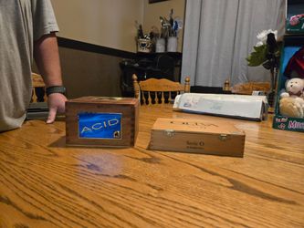 Wooden cigar boxes