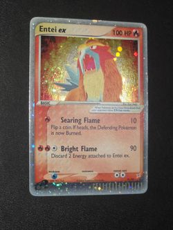 Entei ex Pokémon Card 97/95 Holo 2004 (NM-)