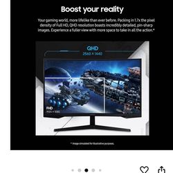 27in Samsung Odyssey G5 (Read Full Description)