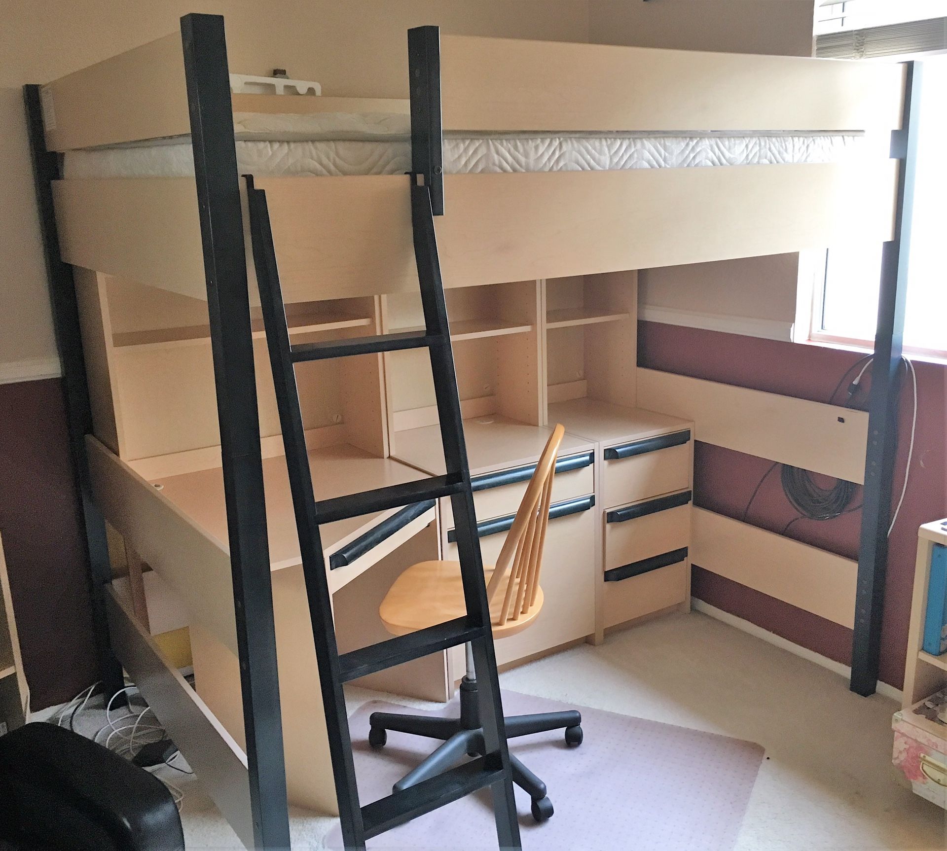 CHILD'S BEDROOM BUNK BED SET (CAMELOT Furniture / EXCALIBUR Model #7365)