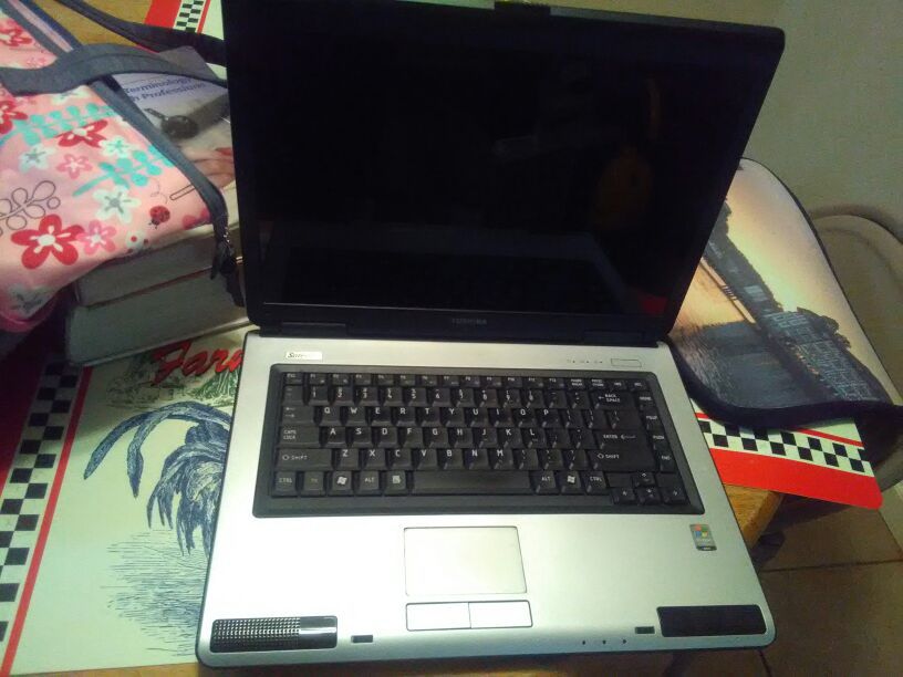 Toshiba laptop and cover