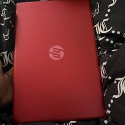 Hp 15” Scarlet Red Laptop 128gbs