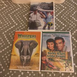 Set Of Three Classic Disney Movies ( DVD’s)
