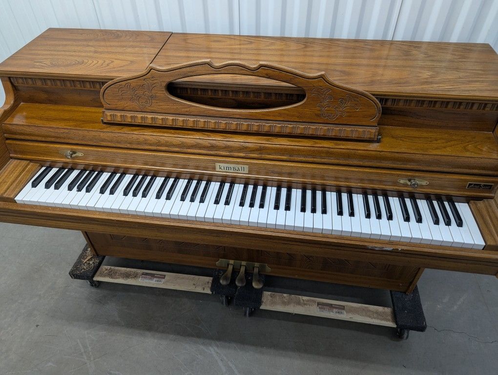 Kimball spinet player piano