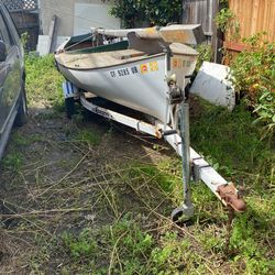 Sail Boat With Trailer