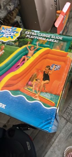 H2O go titled tower mega waterpark inflatable