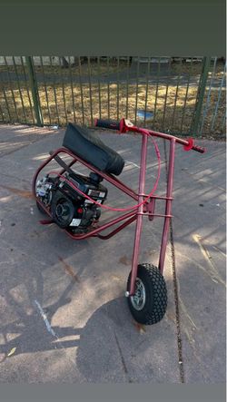 Power coated mini bike