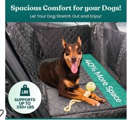 Carmeler Back Seat Extender For Dogs Multi-color Choose Car Camping Air Mattress Dog Hammock For Car SUV Truck Black